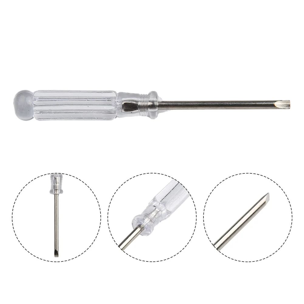 Pequena chave de fenda transversal para brinquedos, broca ranhurada, peças da ferramenta do reparo do carro, 3.74in, 1PC