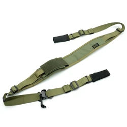 New Modular 2 Point Sling 6cm di larghezza rimovibile imbottito Shooting Sling Strap accessori per fucili da caccia