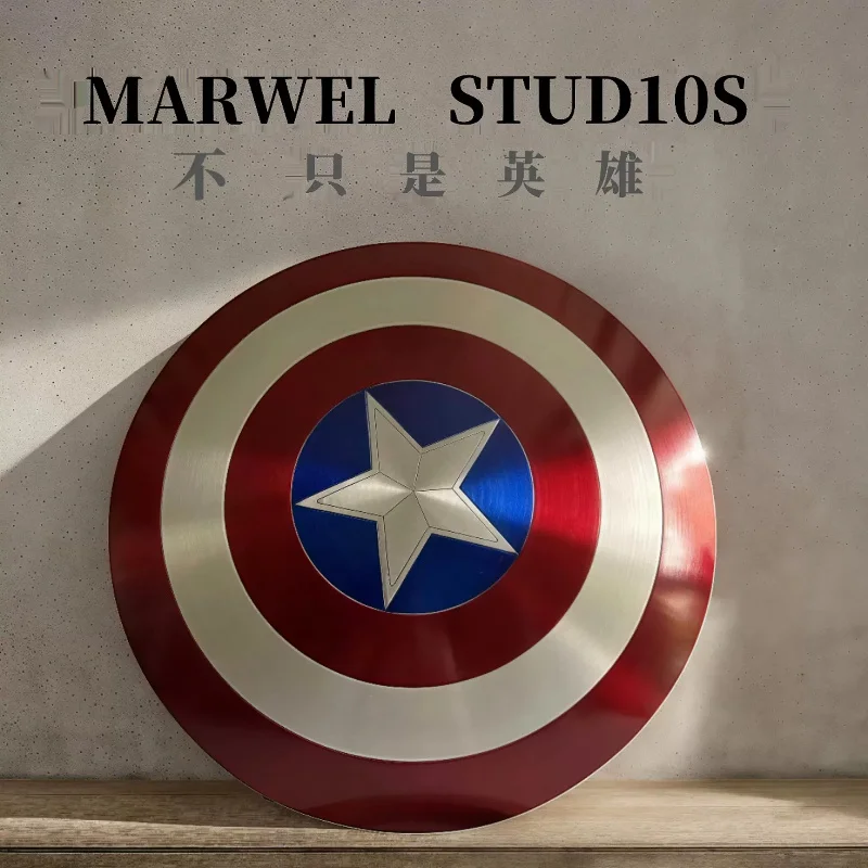 

Full Metal Captain America Shield Model, Avengers Alloy Marvel 1:1 Scale Collectible Figure for Men, Iron Man Style Collector