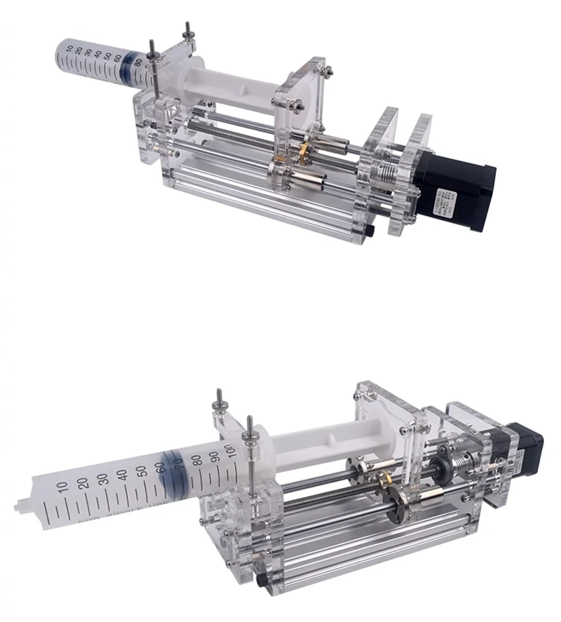 1-150ML Laboratory Micro Syringe Pump Desktop Precision Electric Injection Pump Propel Pump Liquid Glue Dispenser DC 12V