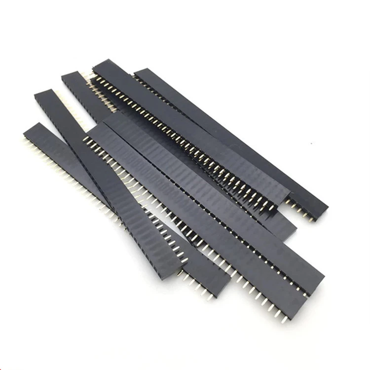 10Pcs 2.54mm 40 Pin 1x40 Single Row Male And Female 2.54 Breakable Pin Header PCB JST Connector Strip For Arduino DIY Kit