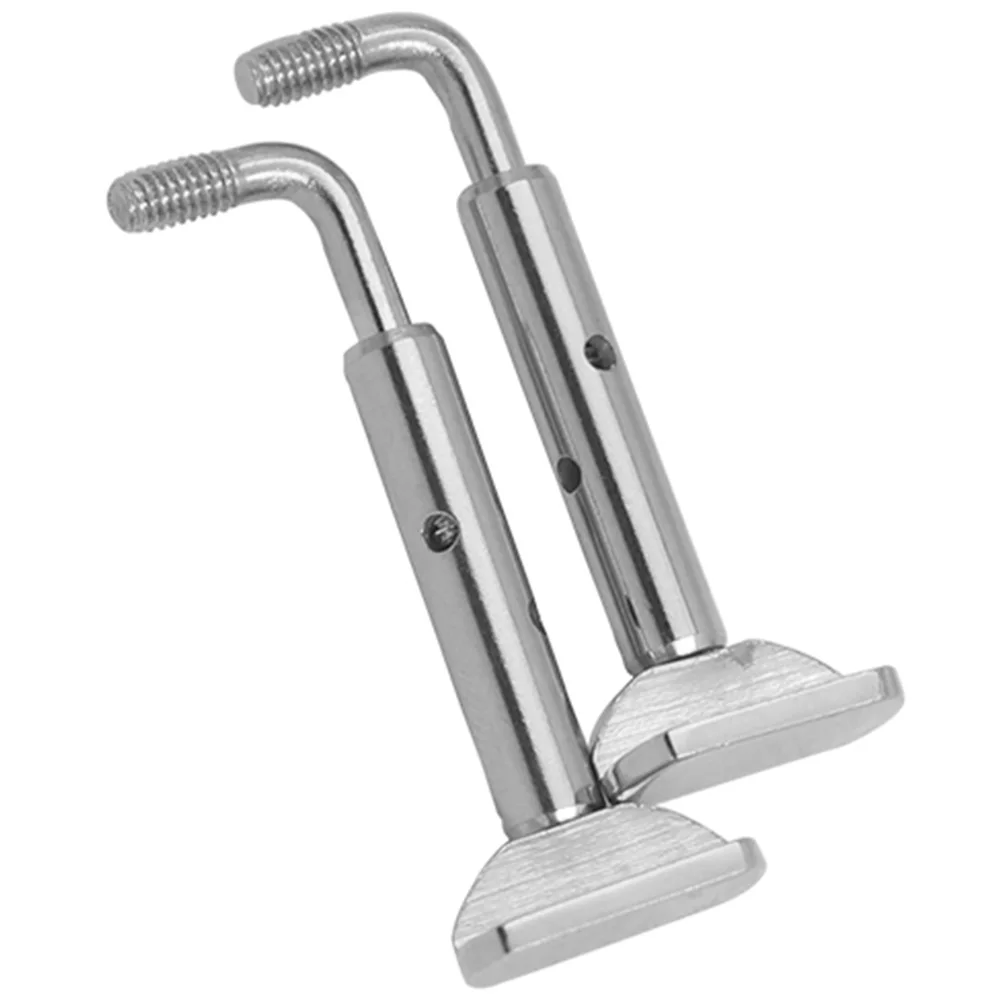 

2 Pcs Silver Violin Chin Rest Screws for 3 4 4 Violins Durable Metal Parts Easy Installation Cheek Clamp Accessories