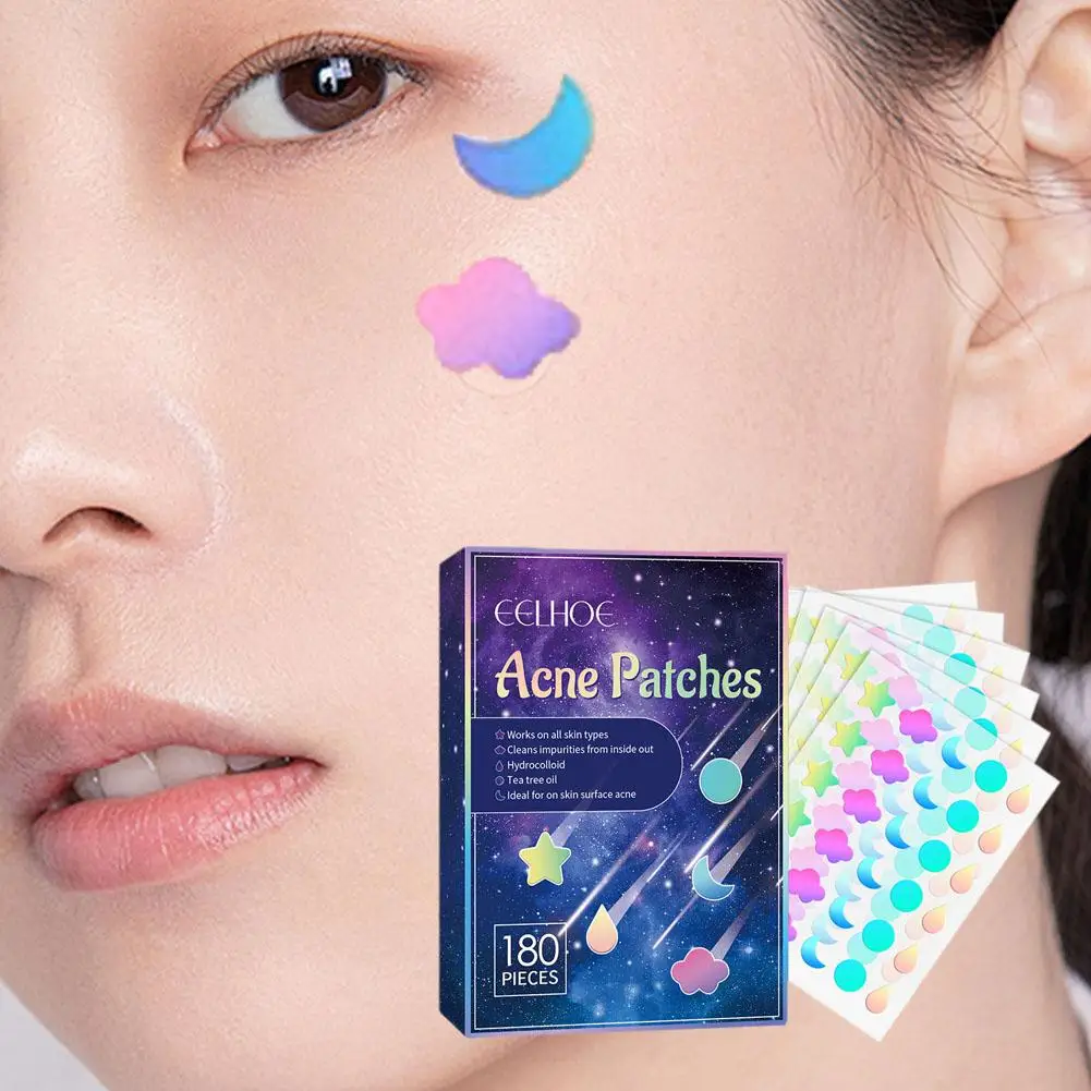 ملصقات ملونة للبشرة ، رقعة تغطية للوجه ، • ، وكبسولات A6e7