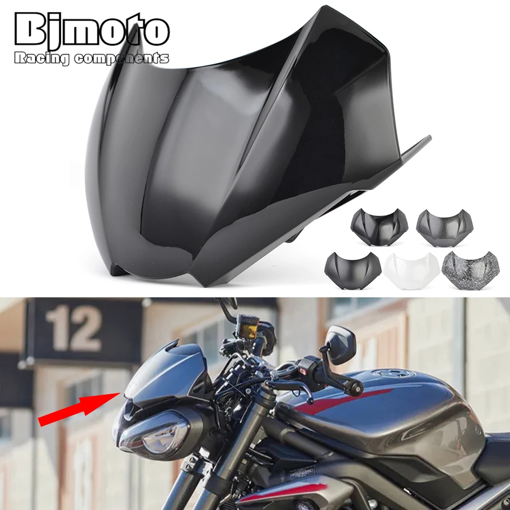 

Для Triumph Street Triple 765 R/RS 2020-2022, обтекатель фар, верхняя верхняя крышка капота, защитная крышка 765R 765RS, аксессуары для мотоциклов