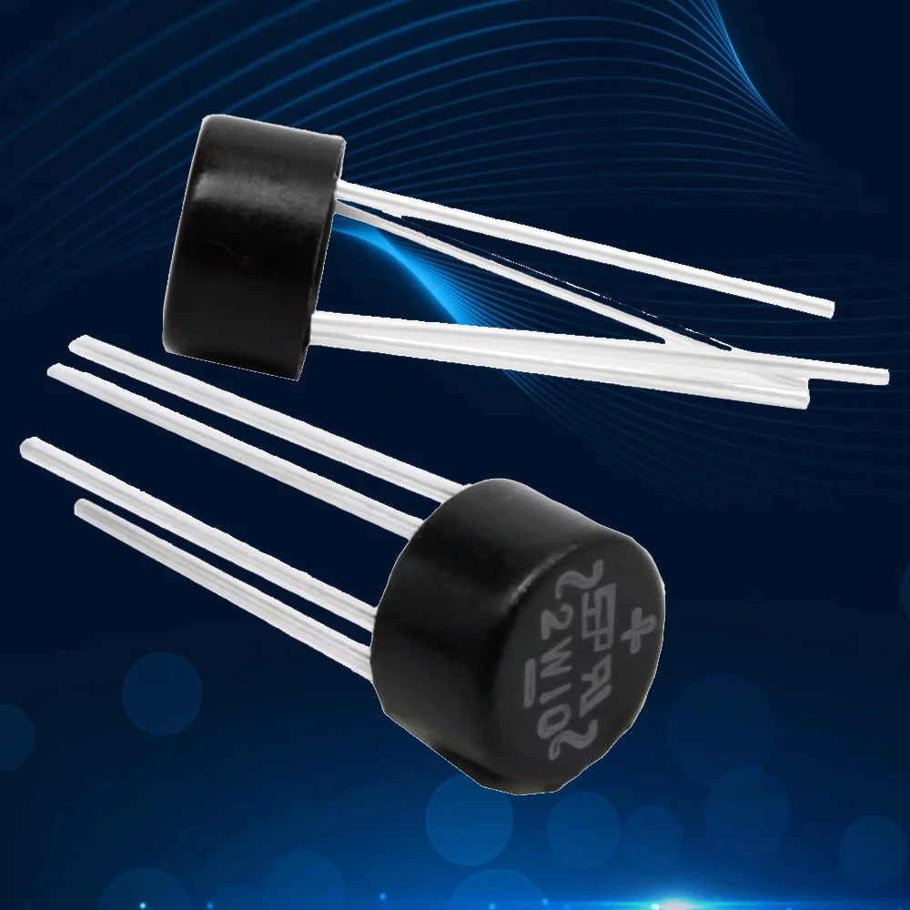 2W10 Bridge Rectifier 2A 1000V Single‑Phase Silicon Diode for Industrial Use
