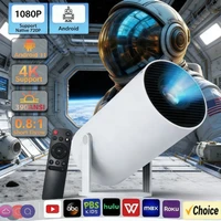 Mini Proyector Portátil HY300 de 720P, Diseño de Ángulo Ajustable de 270°, Compatible con Teléfono, Laptop, TV Box, Altavoz, HDMI, USB