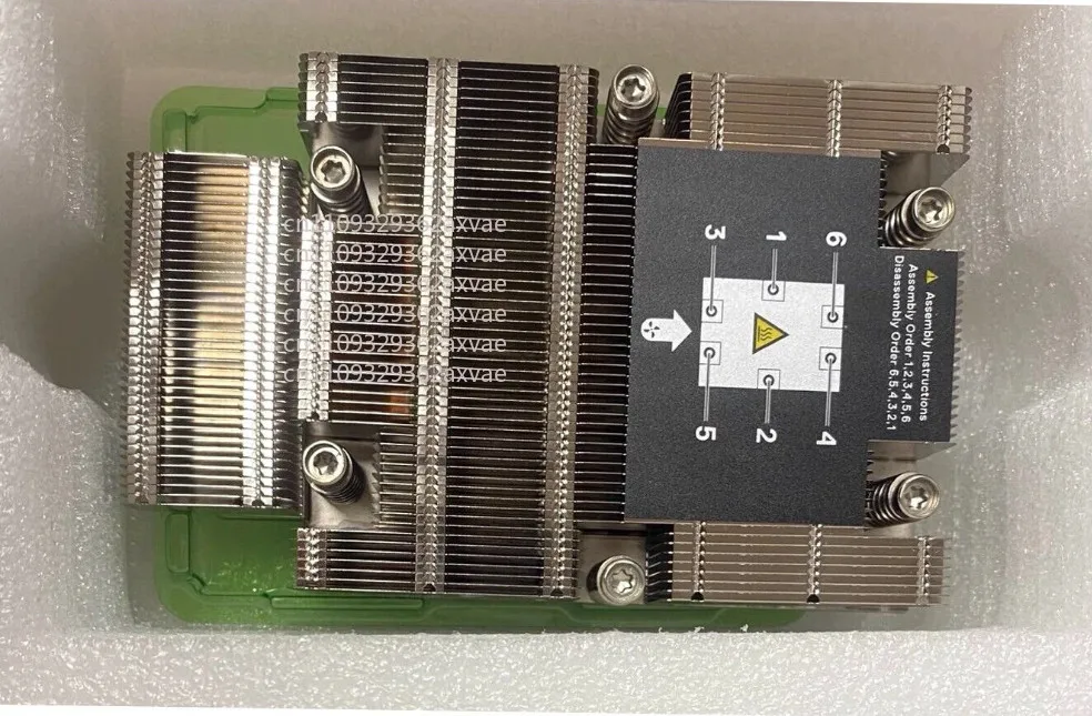 New For Dell PowerEdge R7625 High Performance 1U Heatsink 2K16D 02K16D