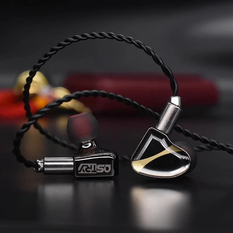 

OSTRY KC10 Double Dynamic 2DD Balanced In Ear Monitor HiFi Music Stage Studio Metal Stereo 3.5mm Audiophile Earphone наушники
