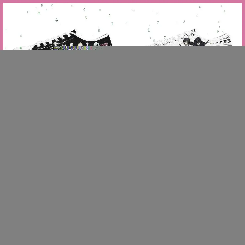 The Eminence in Shadow Low Top Canvas Sneakers Custom White Couple Casual Shoes for Men Women
