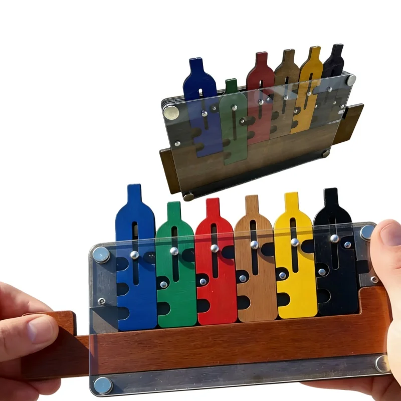 

Уникальный деревянный лабиринт-головоломка в виде подноса официанта: развивающая игра-головоломка для решения задач, идеальный подарок для взрослых, подростков, мальчиков и девочек