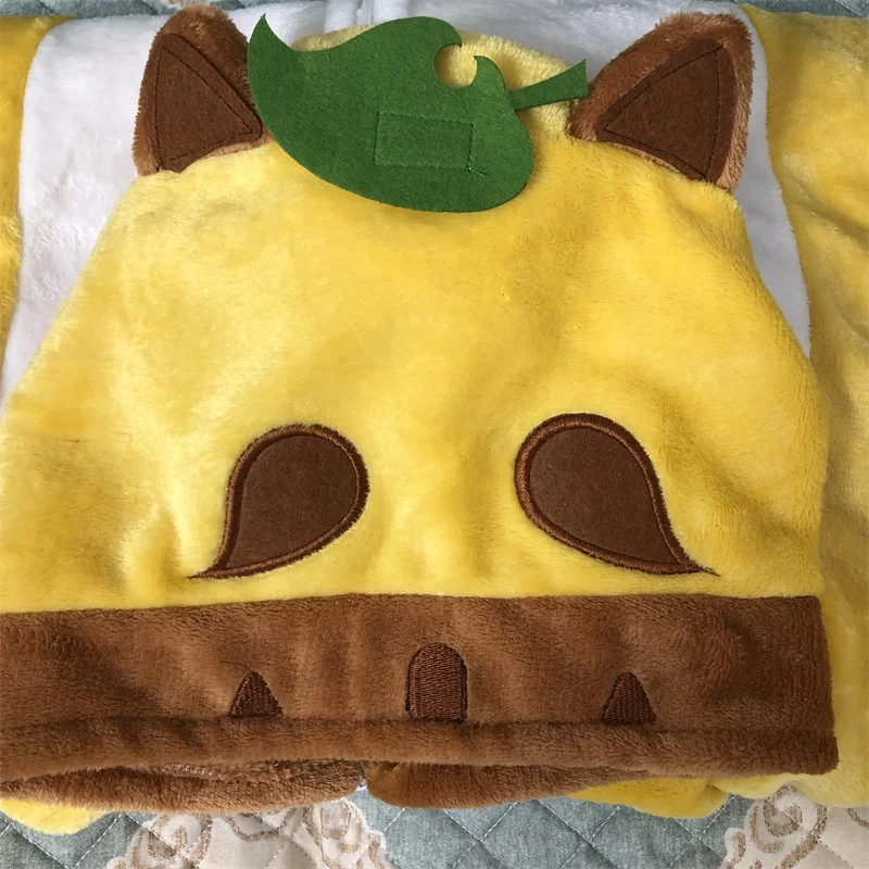 Pijama flanela de pelúcia para adultos, traje Cosplay Anime, macacões inverno, Impact Sayu, Kigurumi