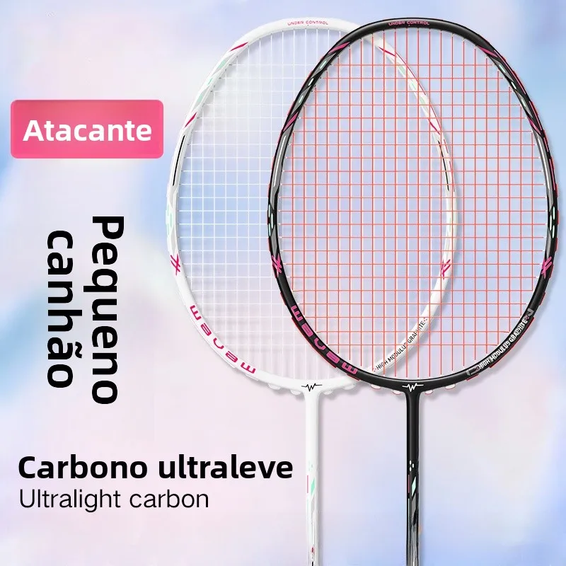 wavaw-counterattacker-cannon-badminton-racket-professional-adult-4u-full-carbon-single-racket-set-sport-fitness-fans-sup