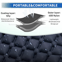 Inflatable Sleeping Mat Camping Airbed Portable Travel Mattress Ultralight Air Cushion for Travelling Trekking