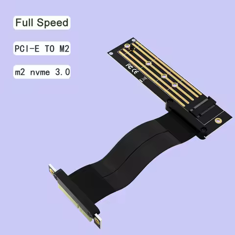 M2 TO PCIE Riser PCIe x4 PCI-E3.0 4x To M.2 NVMe M Key 2280 Riser Card Gen3.0 Cable M2 Key-M PCI-Express Extension cord