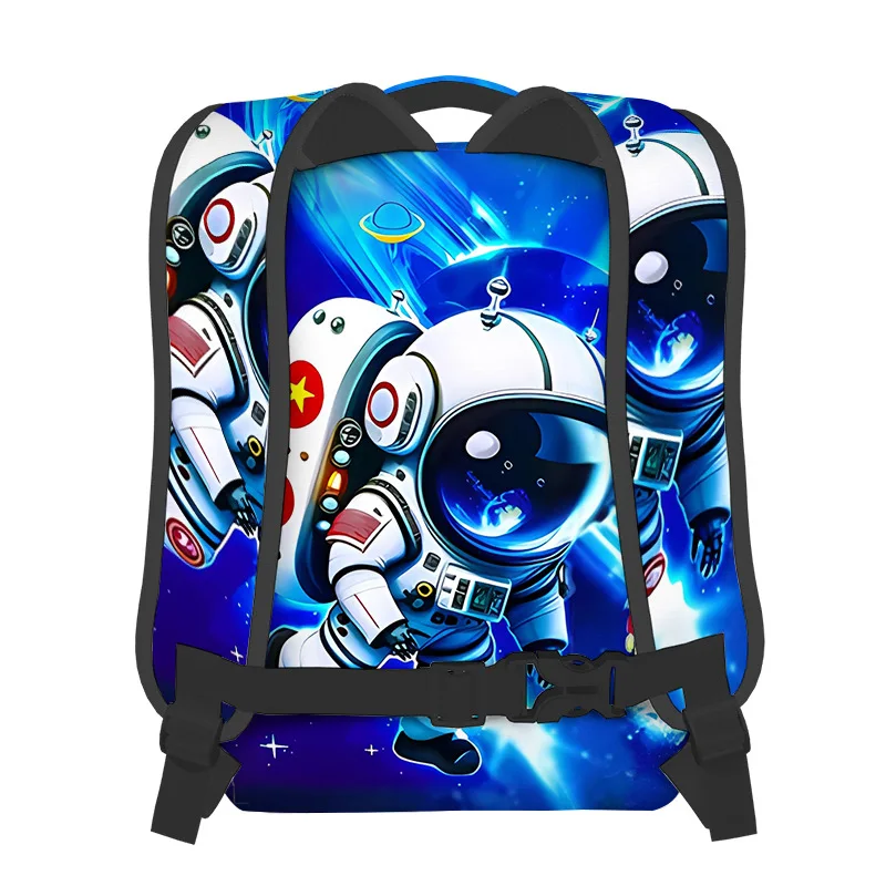 Cartoon Populaire Grappige Raket astronaut student Boekentas Notebook Rugzakken 3D Print Oxford Waterdichte Jongens/Meisjes Reisrugzakken