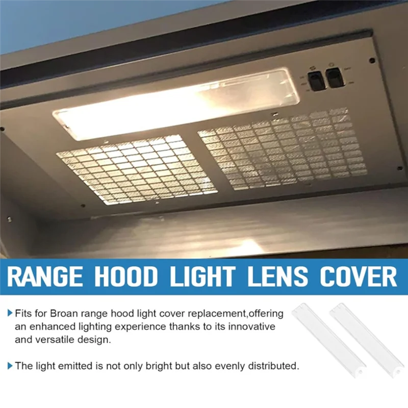 B98A-SB03294757 Range Hood Light Lens Cover Forbroan Models RME50000 PM250 Durable Andeasy Installation