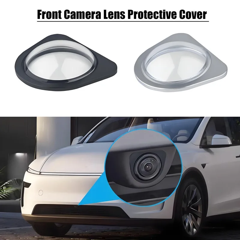 HD Clear Tempered Glass Front Camera Lens Protective Cover Anti-Scratch For Tesla Model 3 Highland Model Y Juniper Model YL