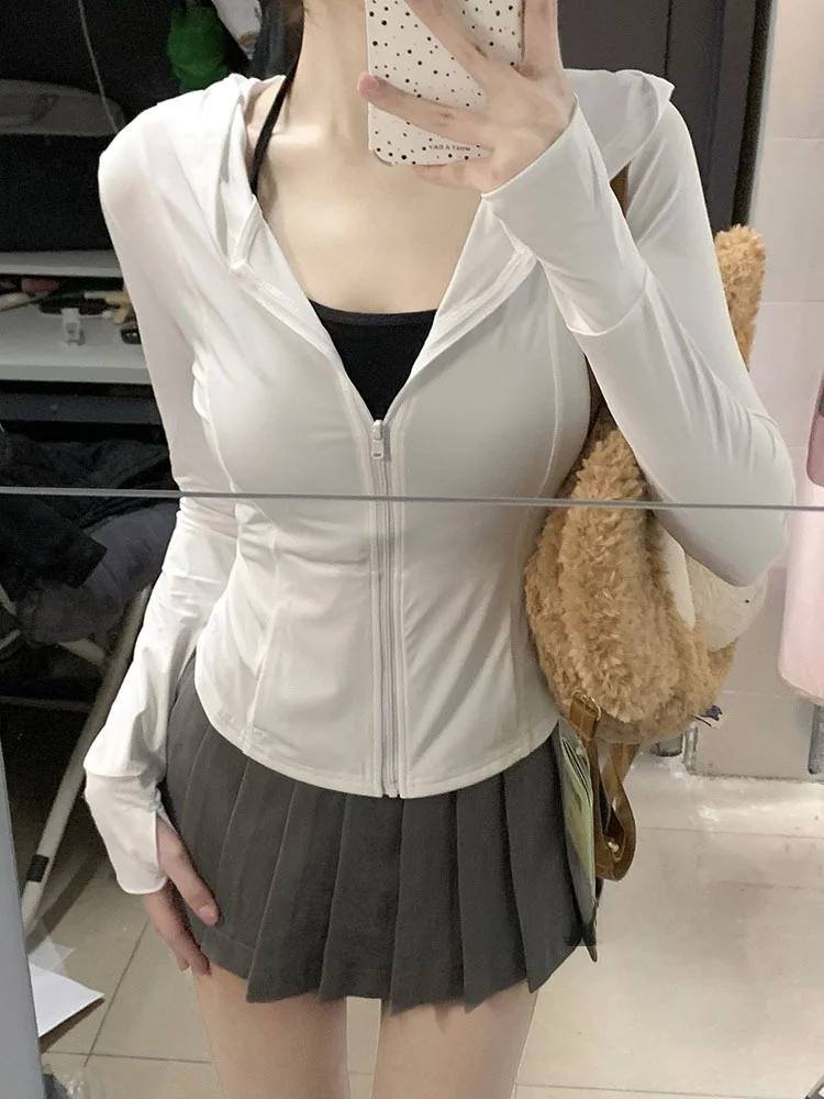 White Hooded Open C… - image