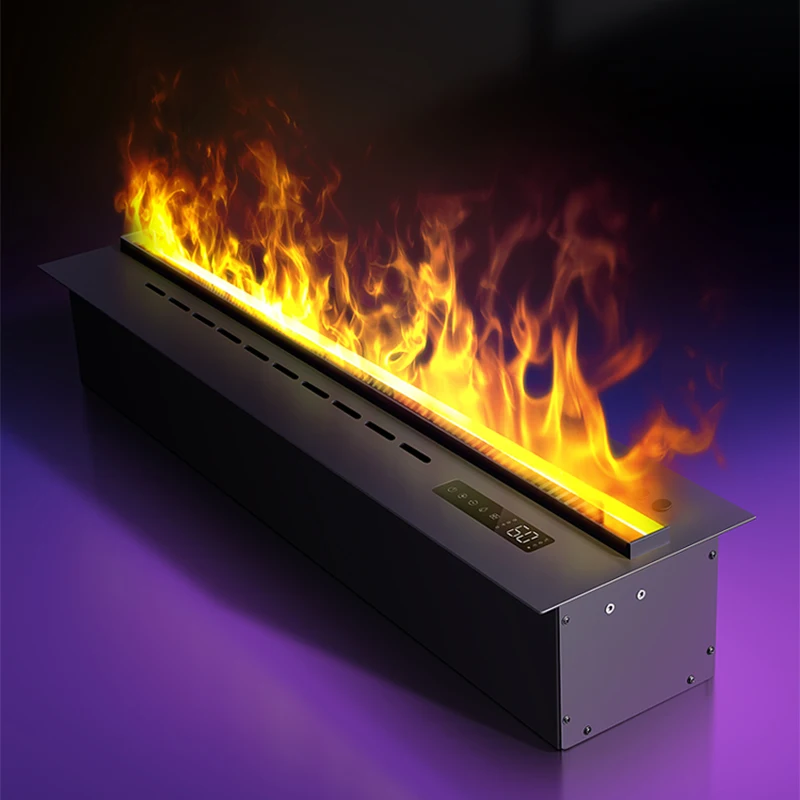 Water Electric Fireplace 3D Remote Control APP Interior Decoration Steam Fireplace Mist Fireplace Embedded Realistic Mist Flame