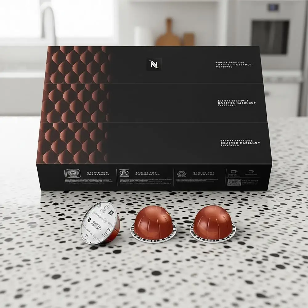 

Кофе в капсулах со вкусом жареного фундука, средней обжарки, 30 штук, порция 7,8 унции