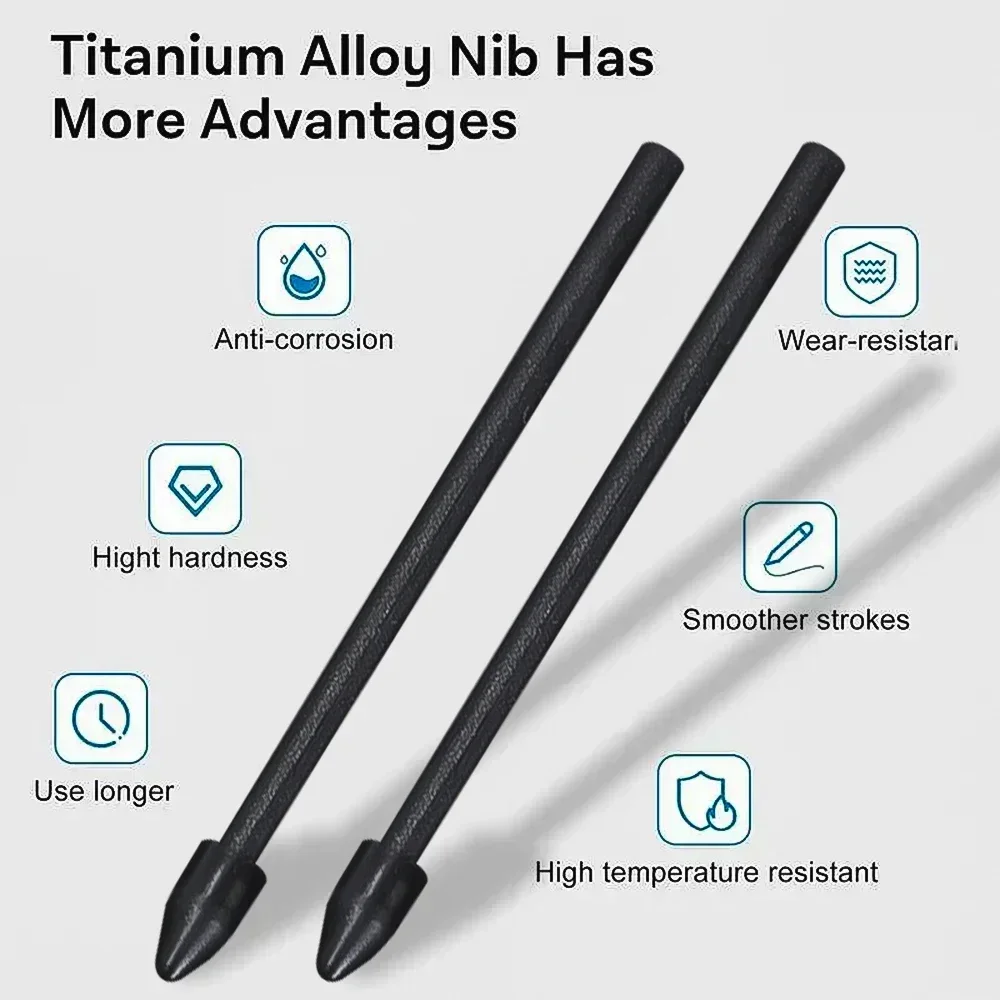 Replacement Pencil Tips for Galaxy Tab S6 Lite S6 Stylus Pen Soft Tip Nib for Samsung Galaxy Tab S7 FE S8+ S8 Ultra Spare Nibs view 3