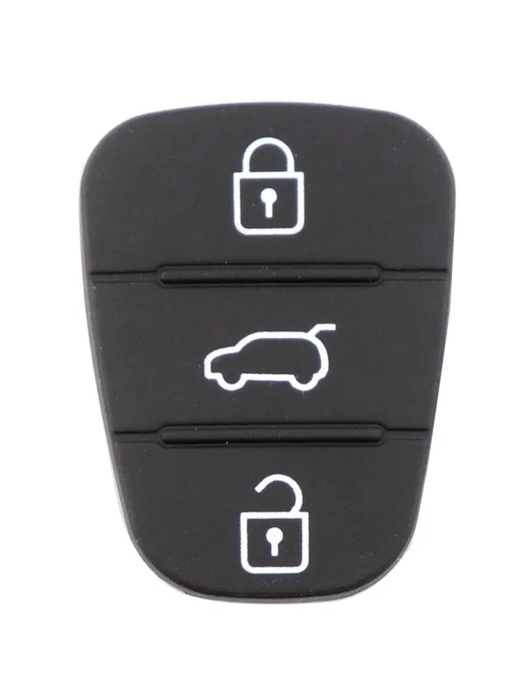 For Hyundai I20 I10 I30 IX35 I35 Accen Button Pad Remote Car Key Shell Case Rubber Pad For Kia K2 Picanto K5 Sportage Ceed Rio 3