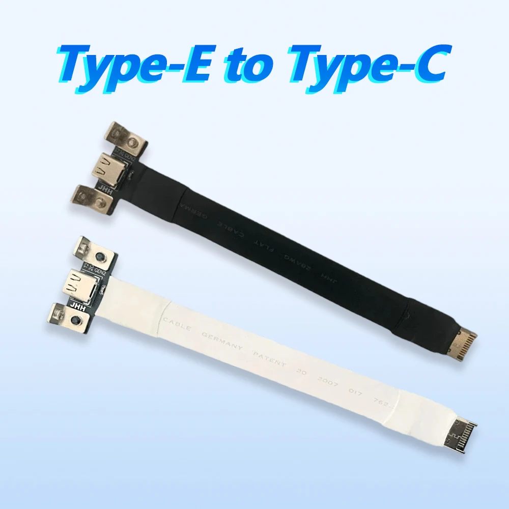 USB 3.2 Type-E to Type-C Extension Cable Internal Male to Female Cable w Fixing Holes for Motherboard GEN 2 10G 3.1 Conversion