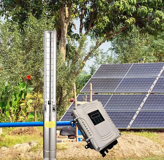 Promotion Ac Dc Submersible Solar Deep Well Water Pump For Agriculture Irrigation