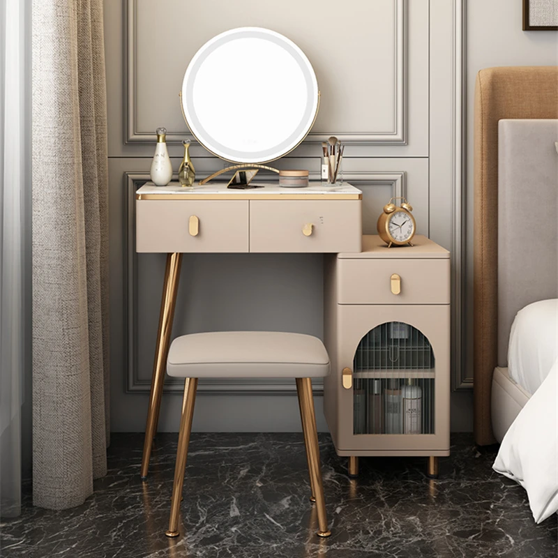 Nordic Manmade Board Vanity Tables For Home Furniture Dressing Tables Cream Style Light Luxury Upscale Vestidores Decoration