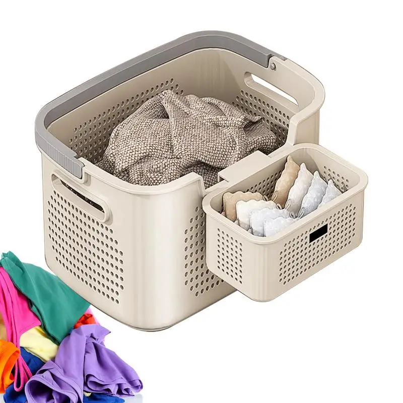 

Laundry Hampers Dirty Clothes Hamper Household Breathable Basket Small Space Freestanding Storage Bins Dirty Clothes Hamper For