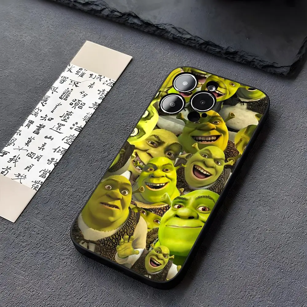 Cartoon Funny Movie S-ShrekS Phone Case for iphone 14 13 11 15ProMax 16 12 Pro Xs Max Mini Xr X 7 8 Plus Funda Covers