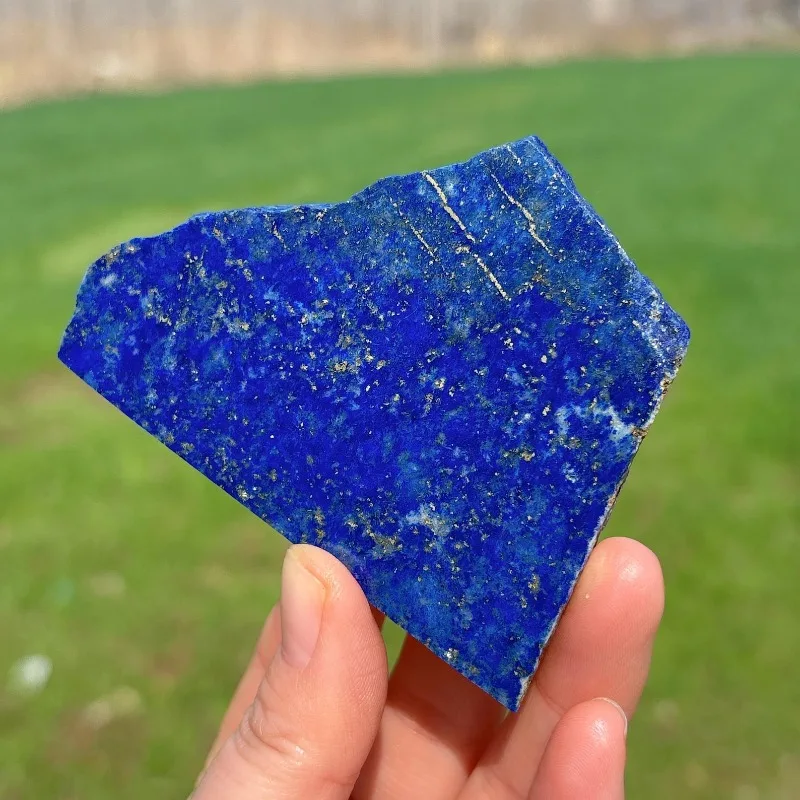 natural lapis lazuli gemstone slab -an irregular,free-form crystal slice,a mineral specimen,a perfect home décor art collectible
