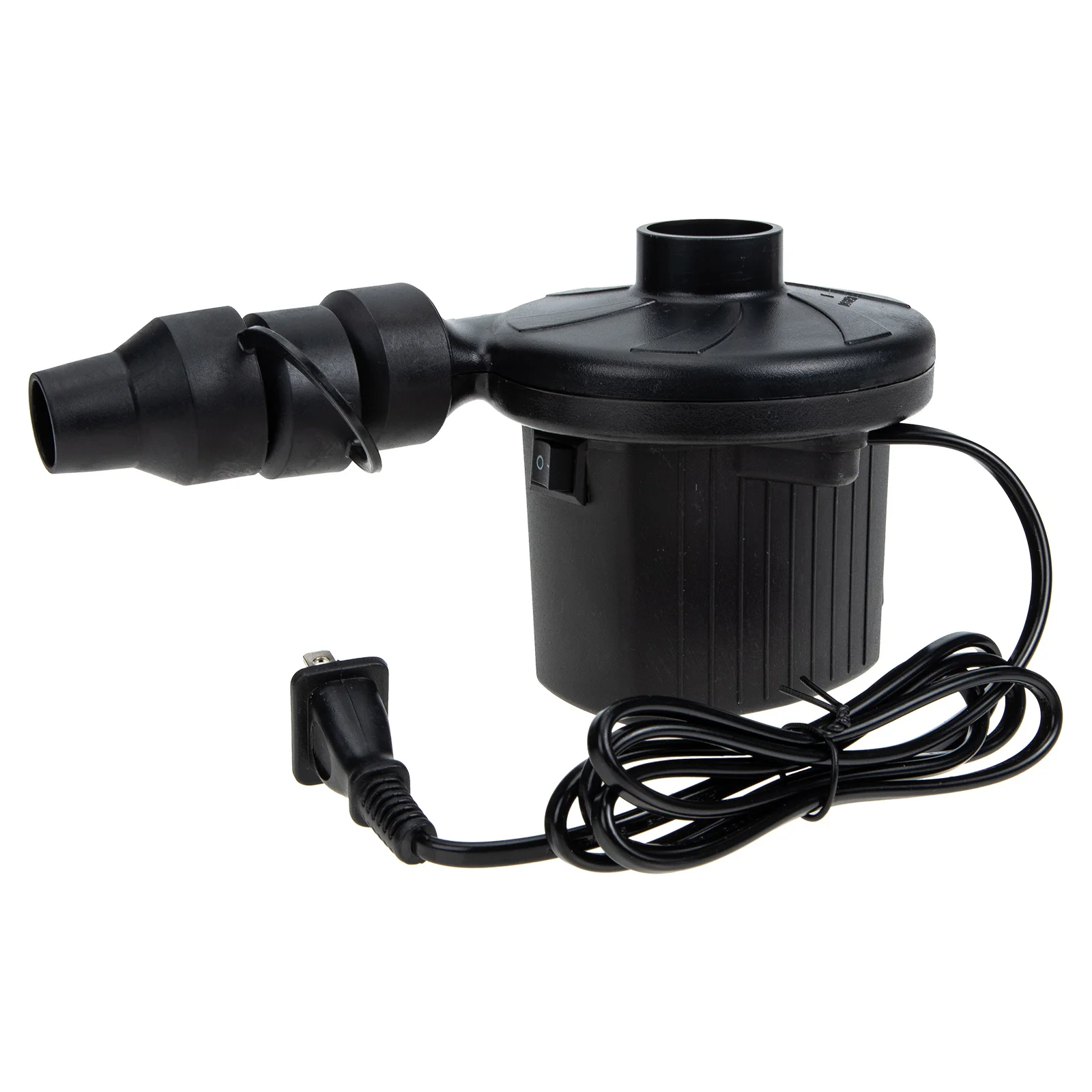 Elektryczna pompka powietrza, lekka, przenośna, szybkie pompowanie do materacy, basenów, pontonów, kompresor powietrza, podwójnego zastosowania.