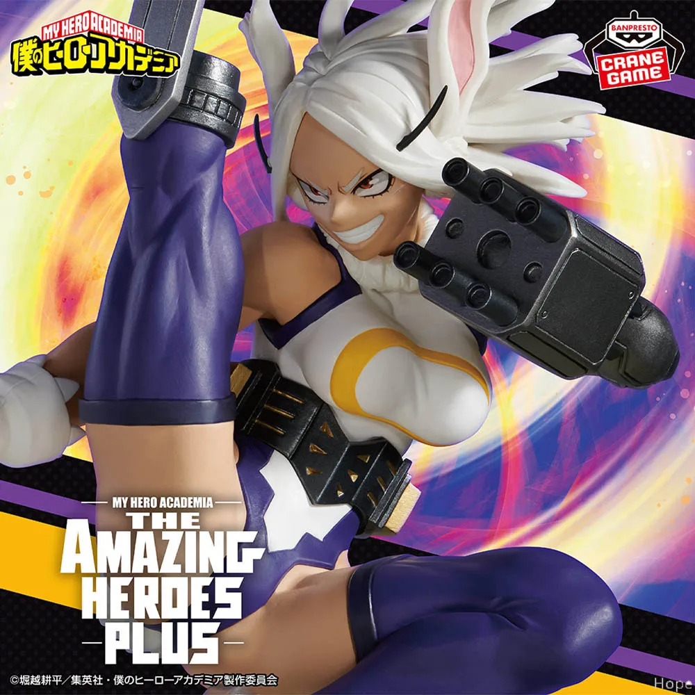

Officially Licensed BANPRESTO THE AMAZING HEROES PLUS Mirko Figure Anime Model My Hero Academia Figure Genuine Toy