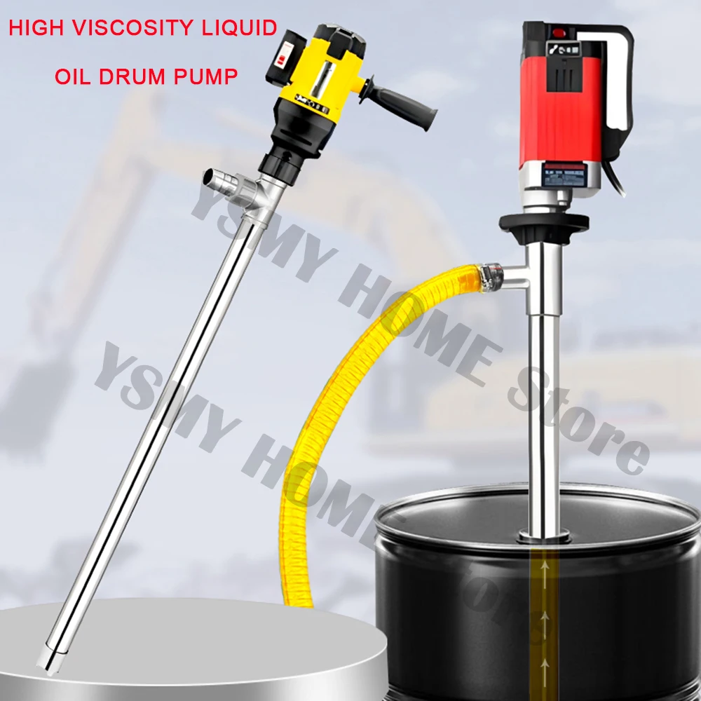 Electric Fuel Transfer Pump for High Viscosity Liquids - High power 220V Oil Barrel Pump For gear oils/sauces/glue, etc.