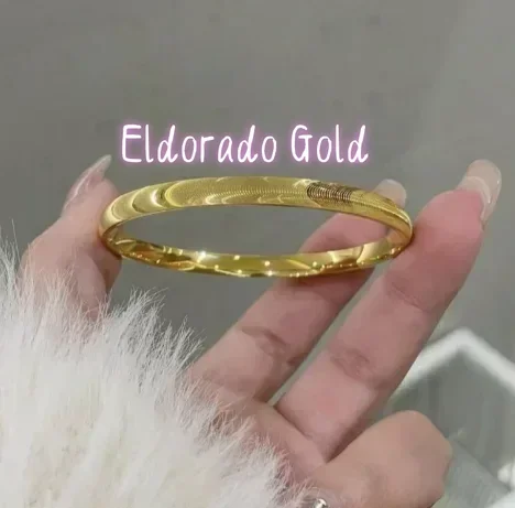 

Eldorado Gold 18k non demolding bangles for women 54-64mm width 5.3mm