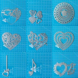 heart rose flower butterfly Metal Cutting Dies Stencils For DIY Scrapbooking Decorative Embossing Handcraft Template