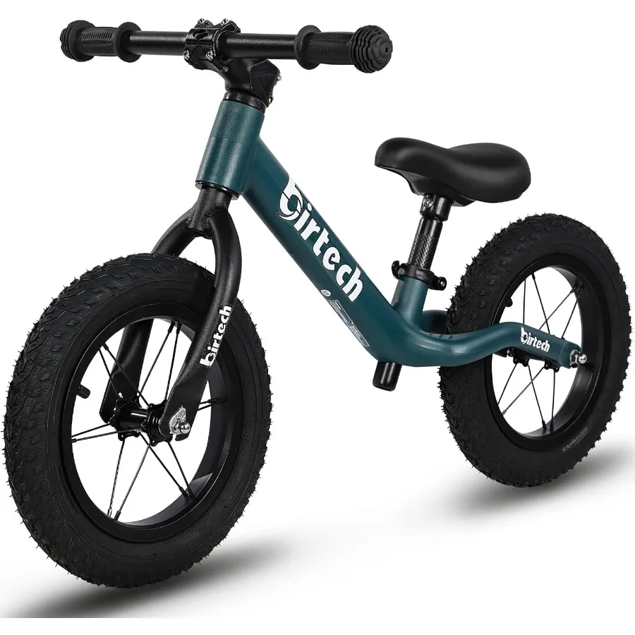 12インチバランスバイク、2歳、3歳、4歳、5歳の男の子と女の子向け、軽量ナイロンフレーム、幼児用トレーニングバイク、ペダルなし、調整可能