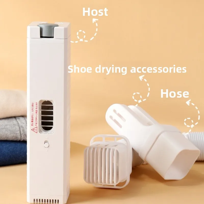 Pengering Pakaian Portabel, Mesin Pengering Cepat dengan 360 °   Sirkulasi Udara Panas, Pemanas 400W Lipat Hemat Energi Anti Tungau
