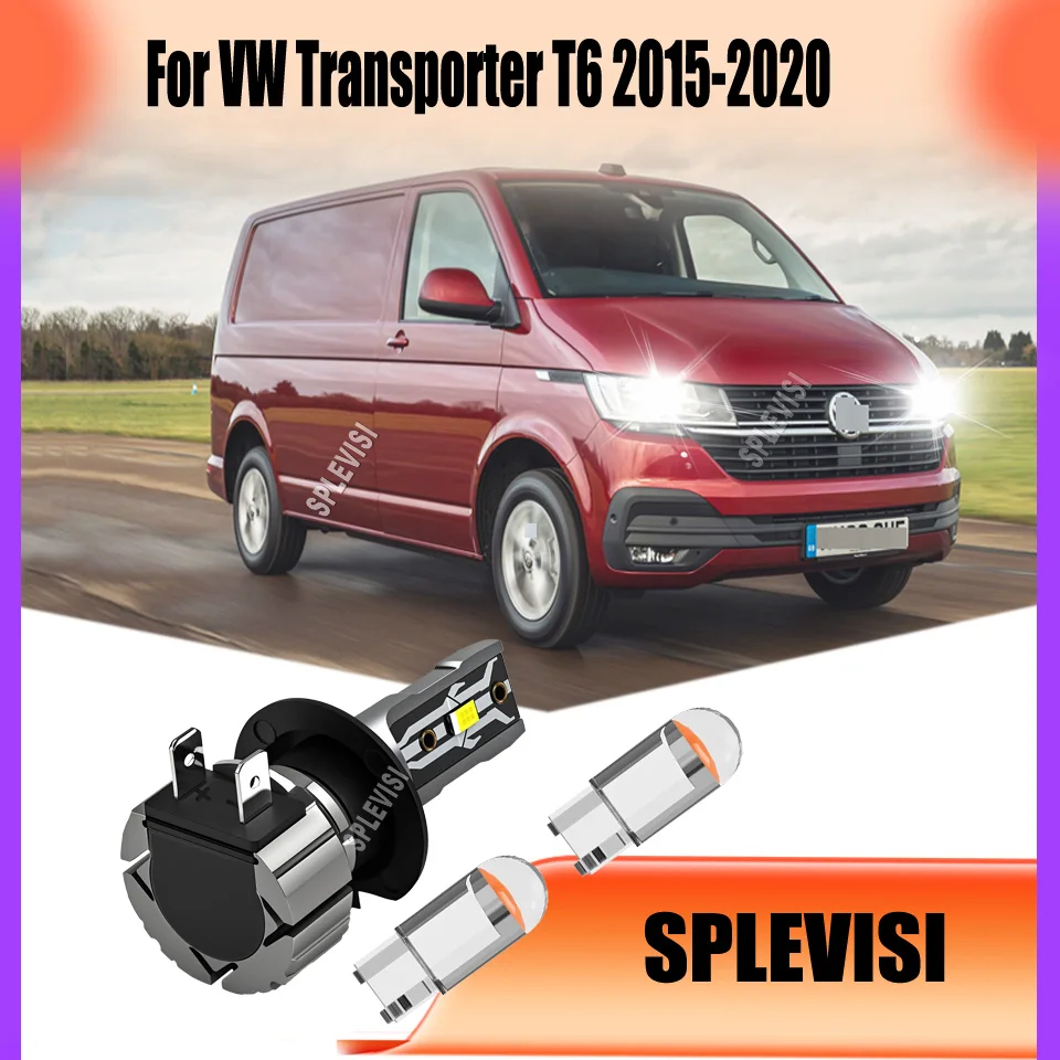 

Xenon White Car Auto LED 75W 7500LM Headlight H7 477 - 1:1 Original Size For VW Transporter T6 2015 2016 2017 2018 2019 2020