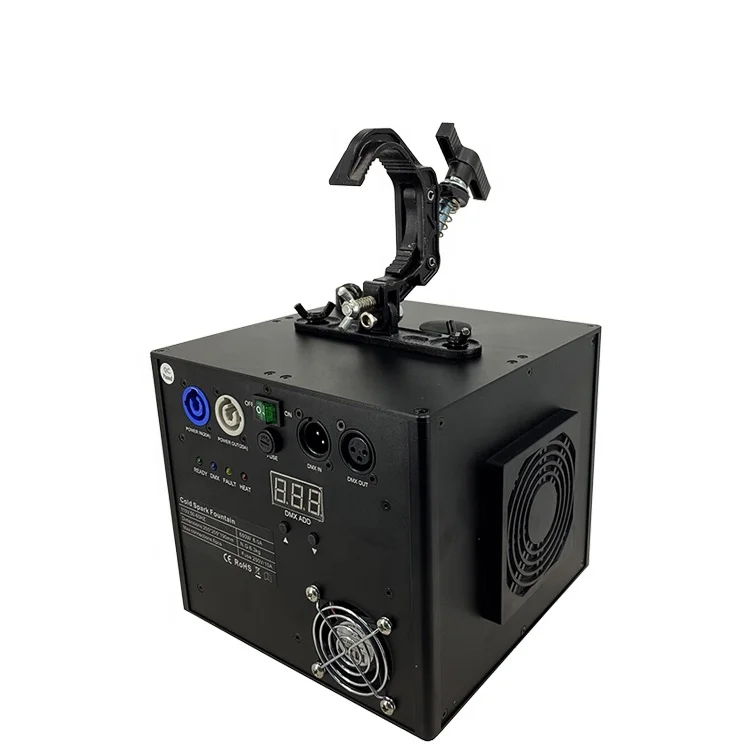

High Quality 650W Cold Spark Machine White Beam Projector for Christmas Quality DMX512 Stage Effect Waterfall