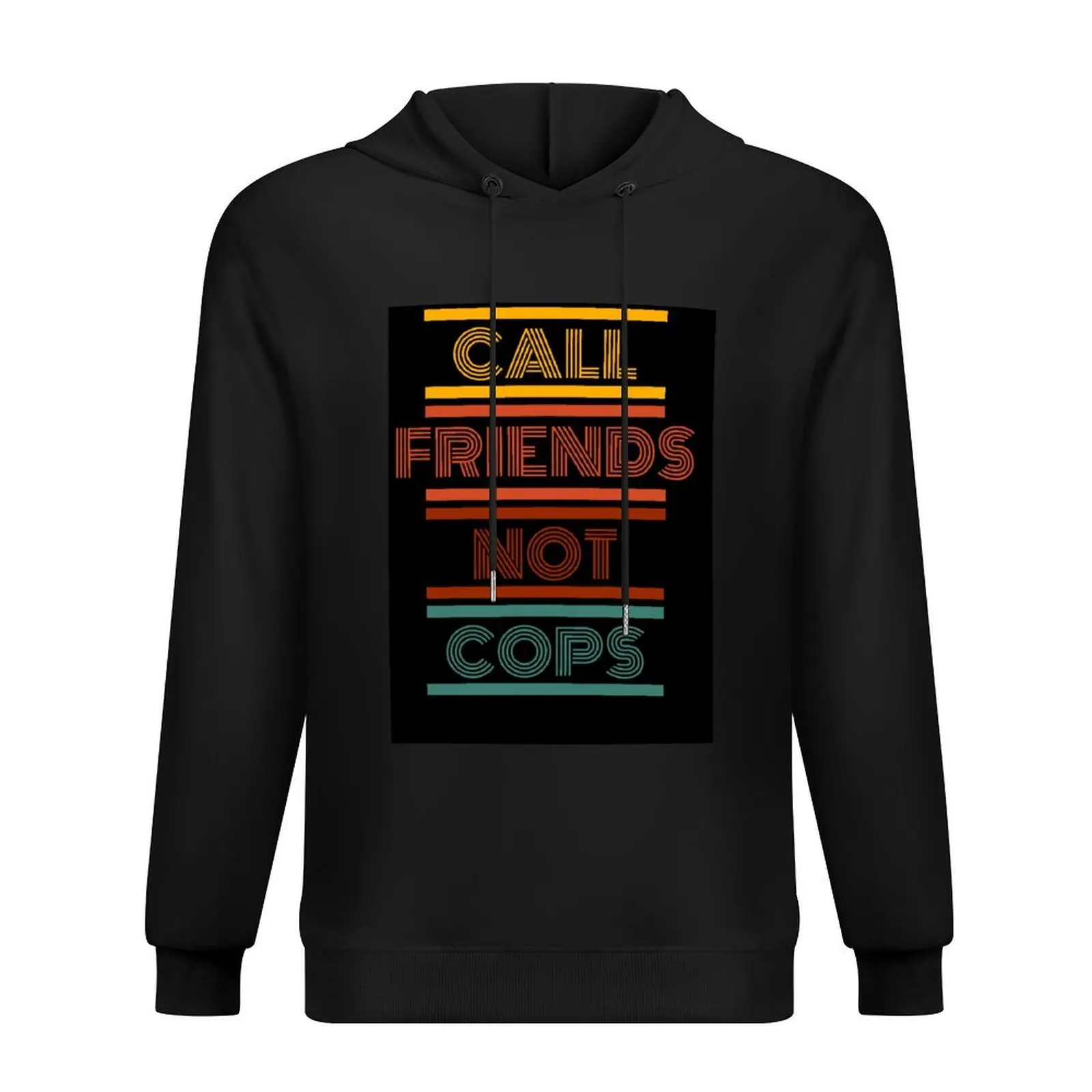 

Call Friends Not Cops Retro Font ACAB Hoodie men's clothing autumn jacket men mens designer clothes new hoodies and sweatshirts
