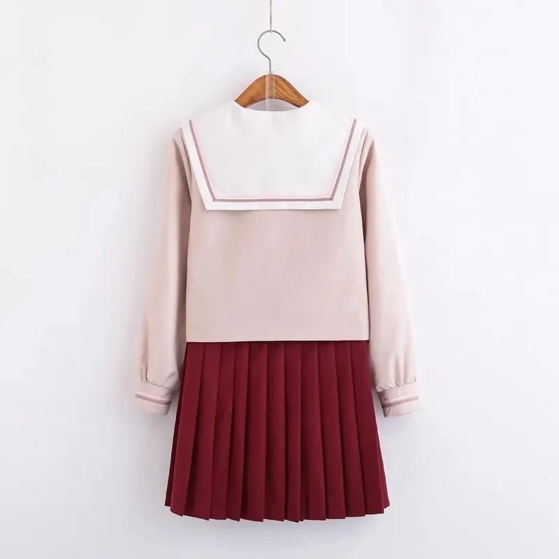 Abito da primo amore Uniforme JK da donna Bad Girl Abito intermedio Manica lunga Studente di base Abito da marinaio giapponese Set da due pezzi