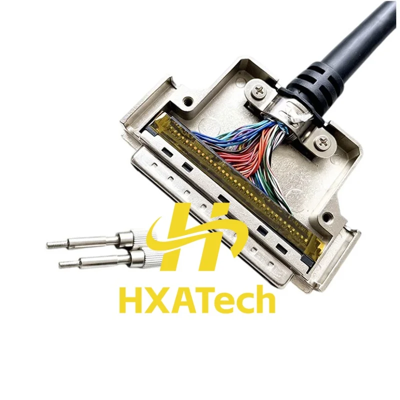 HXATech-Original Foxconn HPDB68 SCSI Cable with Double magnetic ring 68-pin Server Industrial Control Data Cable Male to Male