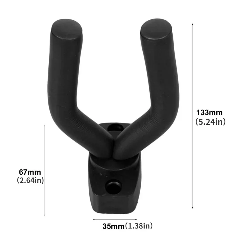 1pc Wall Mount Guitar Hanger Hook Non-slip Holder for Electric Acoustic Guitars Bass Ukulele String Instrument - Detail 1