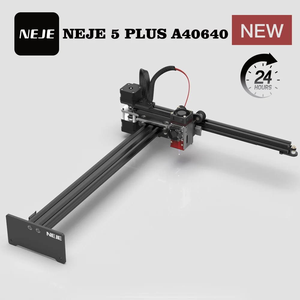 

Neje 5 Plus Portable Laser Engraver Cnc Machine, DIY Engraving Cutting Tool for Wood Steel Acrylic Leather Woodworking Crafts