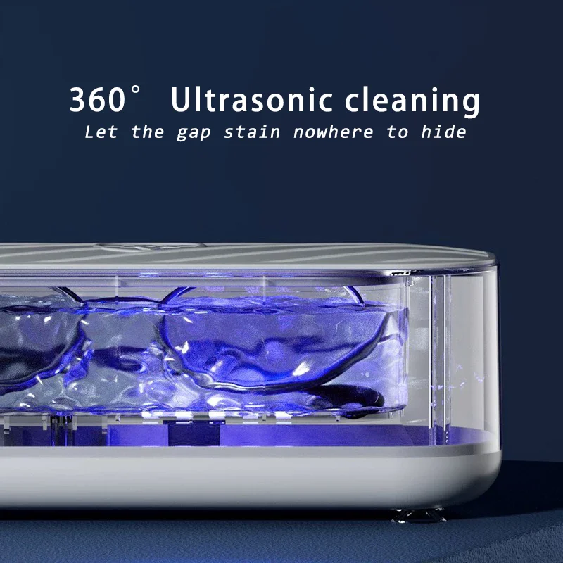 Xiaomi MIJIA Ultrasonic Cleaning Machine USB Rechargeable High Frequency Vibration Wash Cleaner Jewelry Glasses Braces Cleaner