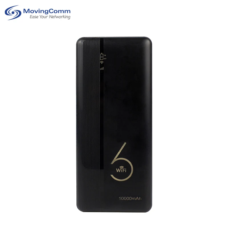RTS Wifi Charging 300Mbps Type C 10000mAh Battery Powerbank Pocket Mini 4G Mobile Lte Hotspot Wifi 6 Router for Business Trip