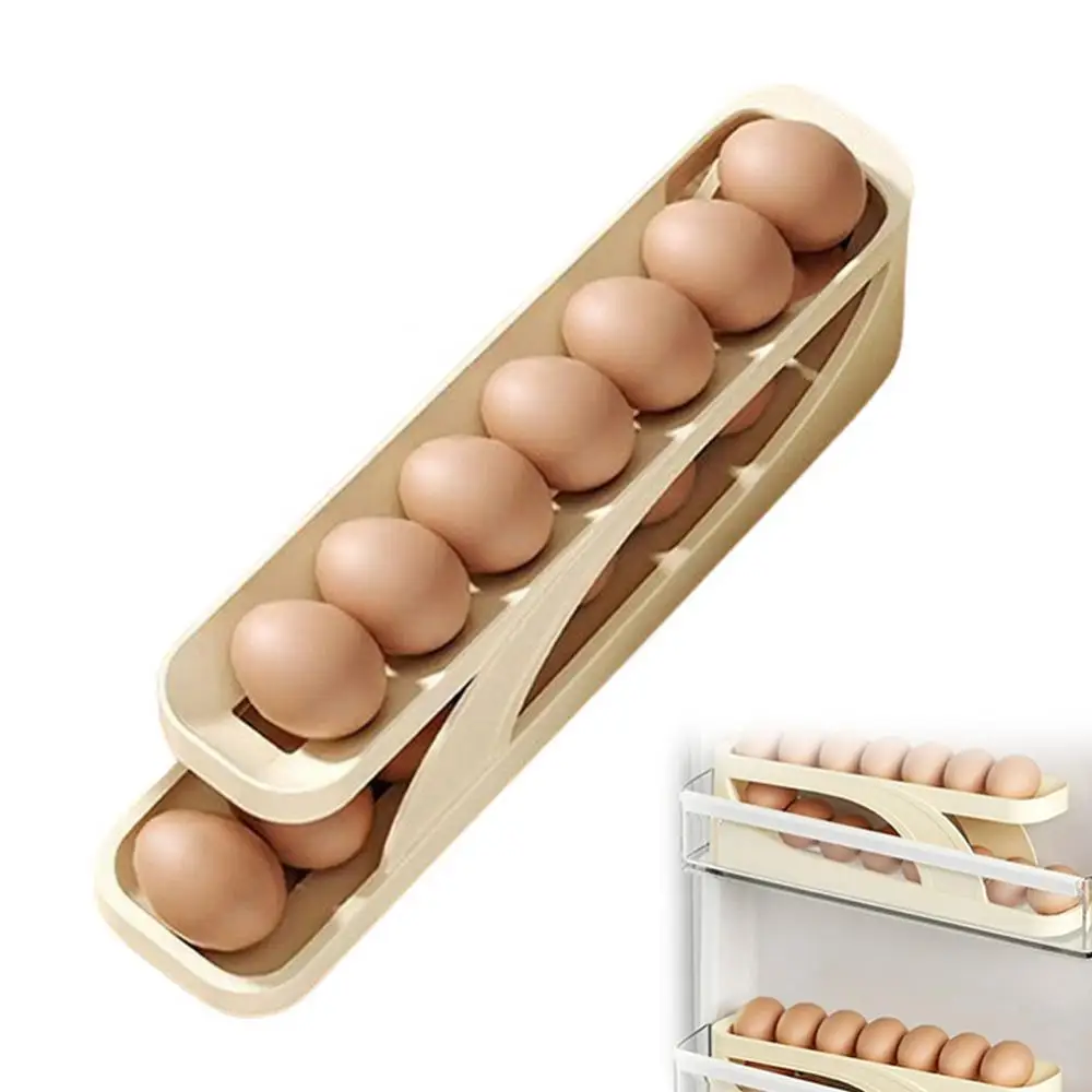 Egg Roller Prevent Breakage Save Space Reliable Durable Egg Storage Storage Box Organize Eggs Simple Fashion Convenient Egg Box