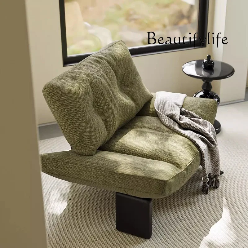 

JJ Italian Light Luxury Leisure Chair Bedroom Nordic Lazy Sofa Chair Living Room Balcony High-end Recliner